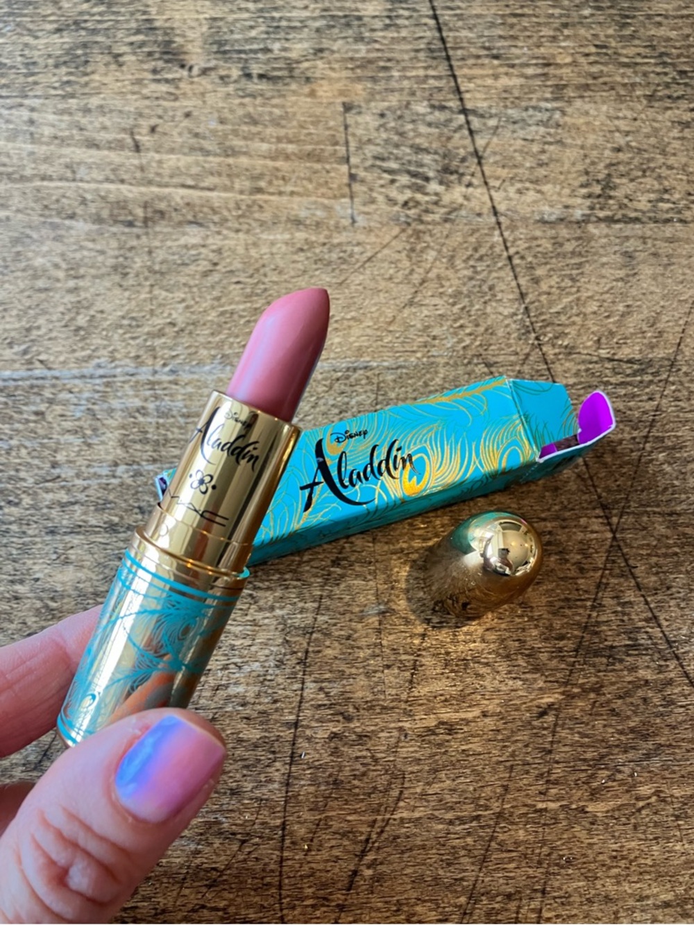 Disney MAC Cosmetics Aladdin lipstick pink Princess Incognito matte lip SALE